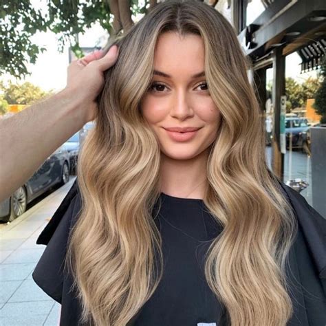 blonde balayage for brunettes|balayage from brown to blonde.